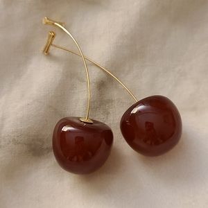 Dark Cherries 🍒 Earrings